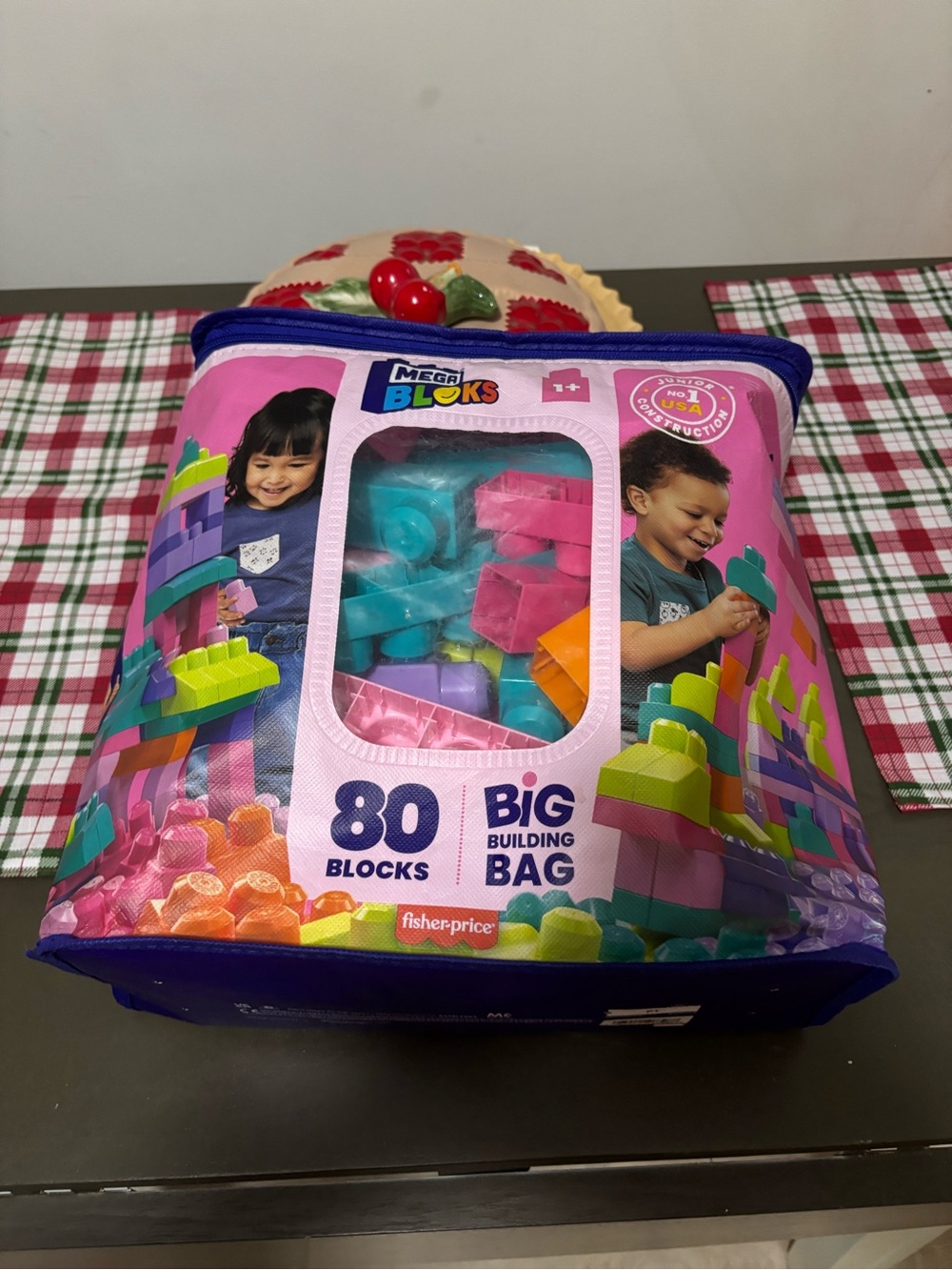 Mega Bloks Fisher-Price 80-Piece Big Building Bag — Multicolor